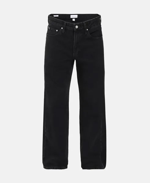 Прямые джинсы Calvin Klein Jeans, антрацит