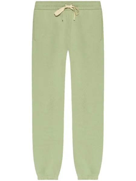 Jil Sander спортивные штаны с логотипом, зеленый