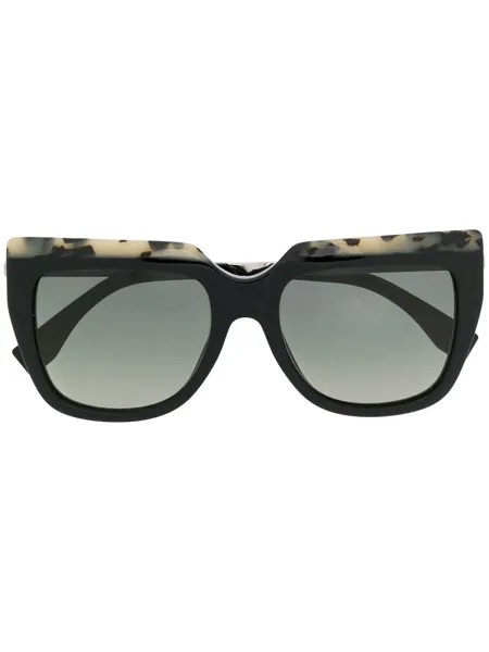 Fendi Eyewear солнцезащитные очки FF0087S в квадратной оправе