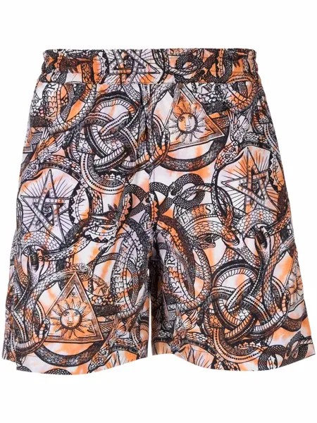 Aries graphic-print swim shorts