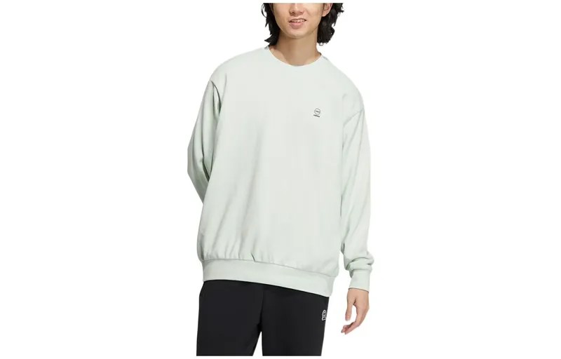Свитшот унисекс лен зеленый Adidas Neo, зеленый