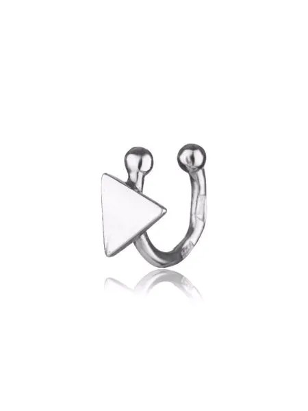 Моносерьга женская из серебра TOP CRYSTAL 4075527307001