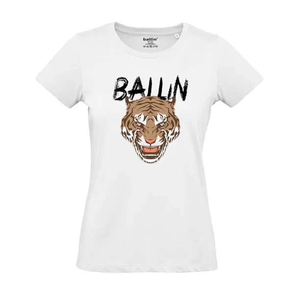 Стандартное восточное время Футболка 2013 SS Tiger Shirt Ballin, белый
