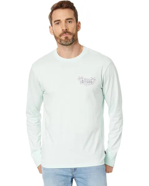 Футболка Billabong Lounge Long Sleeve Graphic, цвет Seaglass