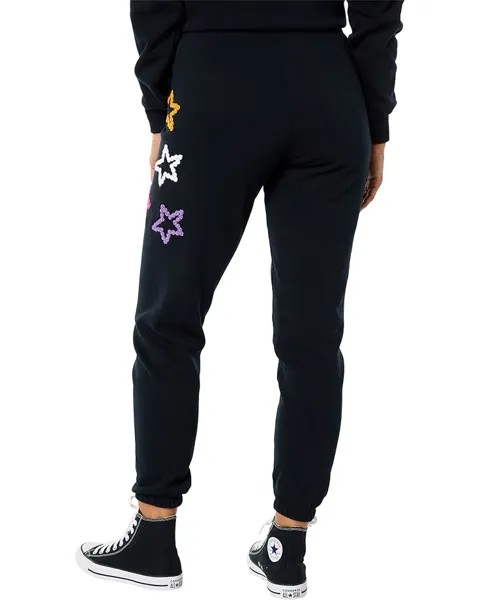 Брюки Wildfox Celestial Stitches Knox Sweatpants, цвет Clean Black