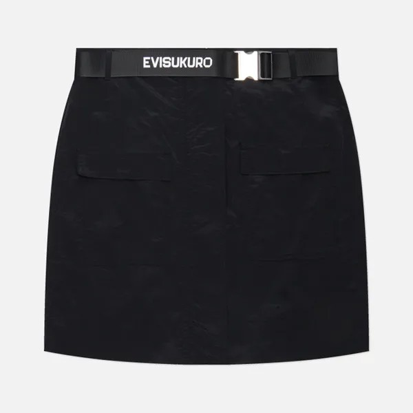 Женская юбка Evisu Evisukuro Printed Front Pockets чёрный, Размер 27