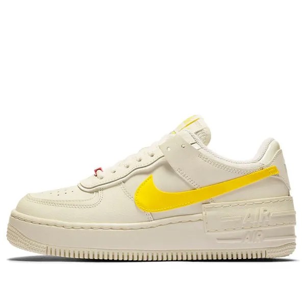 Кроссовки air force 1 shadow Nike, желтый