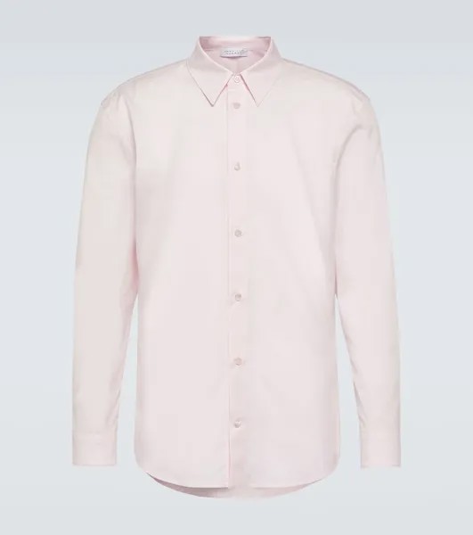 Рубашка quevedo из хлопкового поплина Gabriela Hearst, розовый