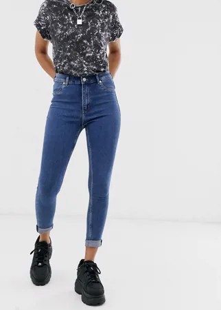 Джинсы скинни Cheap Monday-Синий
