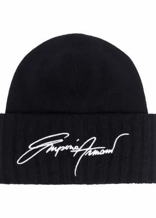Emporio Armani шапка бини с логотипом