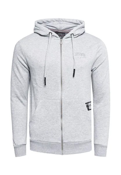 Толстовка Rusty Neal Sweater на толстых шнурах RUSTY NEAL, серый
