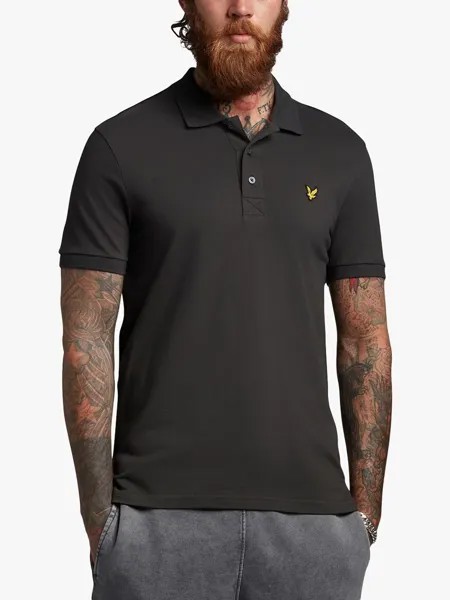 Рубашка-поло с короткими рукавами Lyle & Scott, W635 Gunmetal