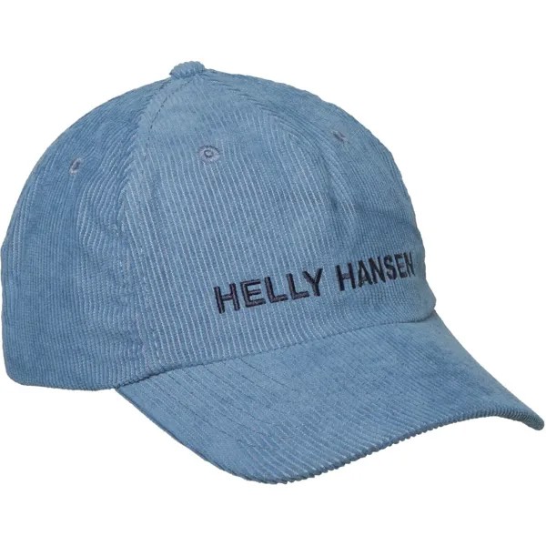 Мужская бейсбольная кепка с рисунком Helly Hansen, один размер, пыльно-синего цвета, новая