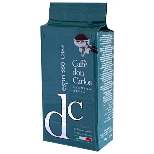 Кофе молотый Carraro Don Carlos Espresso Casa, 250 г