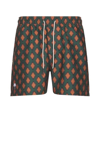 Шорты OAS Smokin Rustic Swim Shorts, зеленый