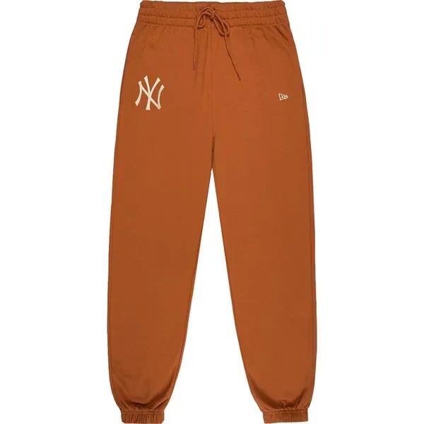 Тренировочные брюки MLB NEW YORK YANKEES LEAGUE ESSENTIALS JOGGER FLEECE PANTS New Era, цвет Braun