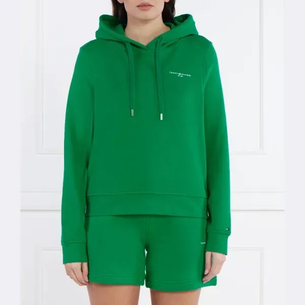 Толстовка мини-боди свободного кроя с логотипом Tommy Hilfiger, зеленый