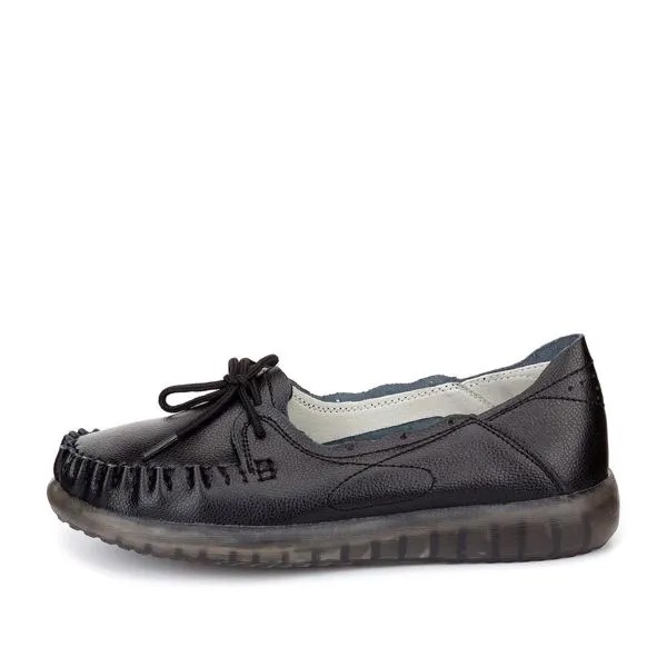 Мокасины женские MUNZ SHOES 40-12WA-166V черные 36 RU