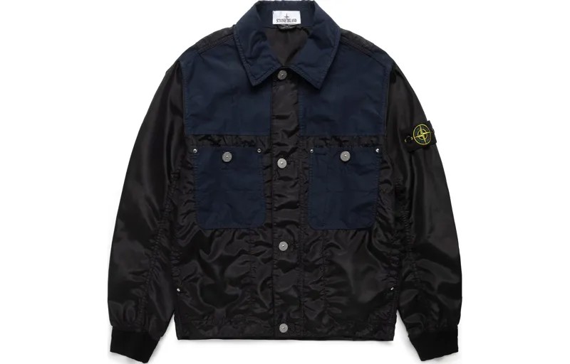 Куртка унисекс темно-синяя Stone Island, темно-синий