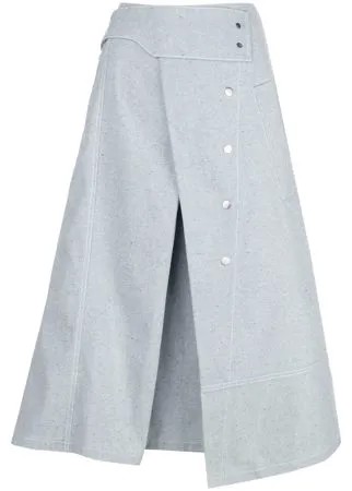 3.1 Phillip Lim джинсовая юбка в стиле тренча