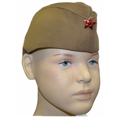 Карнавальный костюм Батик Пилотка солдатская детская