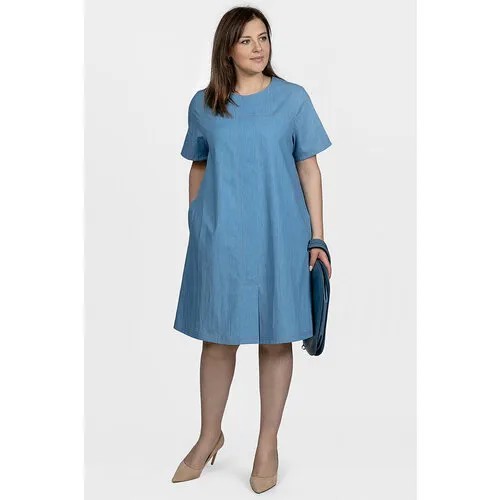 Платье SVESTA, размер 54, голубой