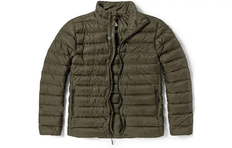 Пуховик мужской зеленый The North Face, зеленый