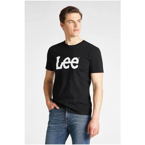 Футболка Lee WOBBLY LOGO TEE Черный L L65QAI01