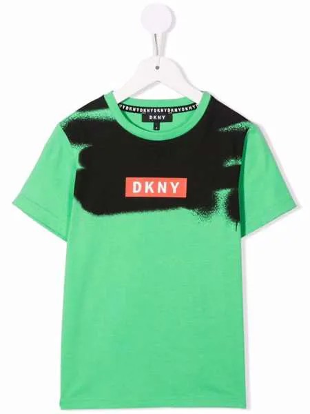 Dkny Kids футболка с принтом граффити