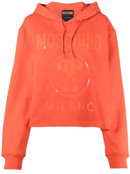 Moschino худи с принтом Double Question Mark