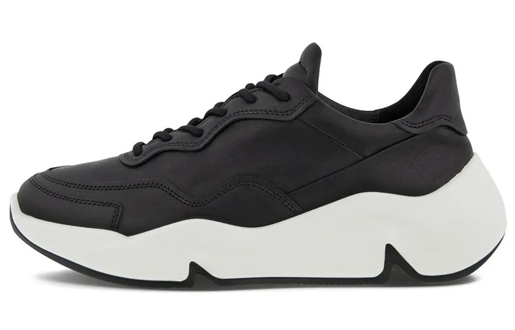 Кроссовки женские Chunky Low-top черного цвета Ecco