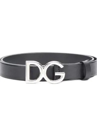 Dolce & Gabbana ремень DG Millennial с пряжкой-логотипом