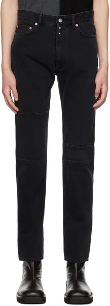 Черные зауженные джинсы MM6 Maison Margiela