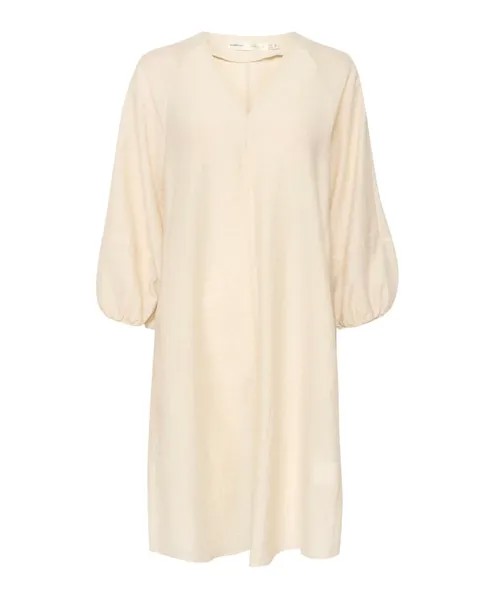 Платье с пышными рукавами Inwear, бежевый