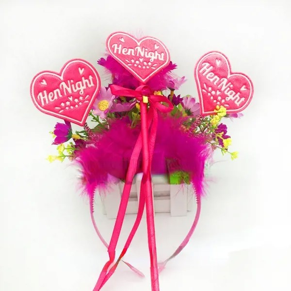 Милая плюшевая забавная розово-красная персиковая повязка на голову в форме сердца для девочек и женщин на день рождения, 50 шт.