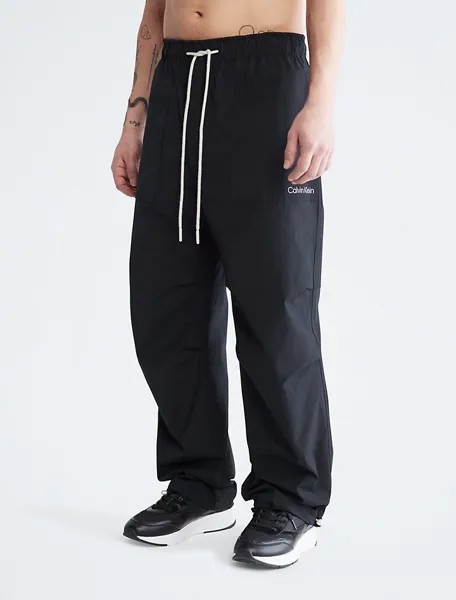 Спортивные тканые брюки CK Sport Calvin Klein, черный