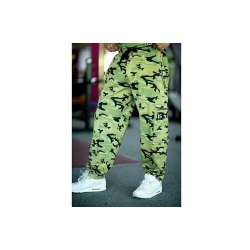 Брюки Inferno Style, спортивные, свободный силуэт, размер L, хаки