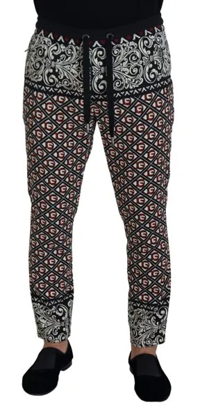 DOLCE - GABBANA Брюки Разноцветные спортивные штаны в стиле барокко для бега IT48/W34/M Рекомендуемая розничная цена 1300 долларов США