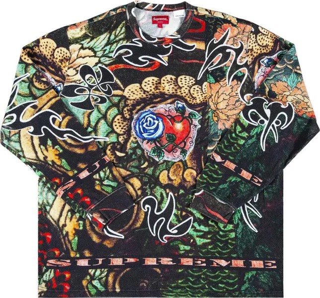 Лонгслив Supreme Sacred Heart Waffle Long-Sleeve Top 'Multicolor', разноцветный