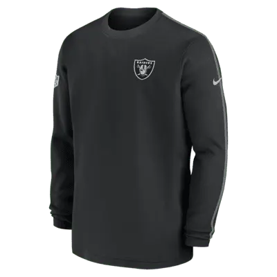 Топ Nike Las Vegas Raiders Sideline Coach Men’s NFL Long-Sleeve Top, черный