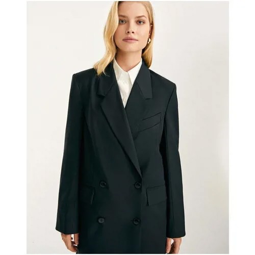 Пиджак I AM Studio, средней длины, силуэт прямой, размер XL, серый
