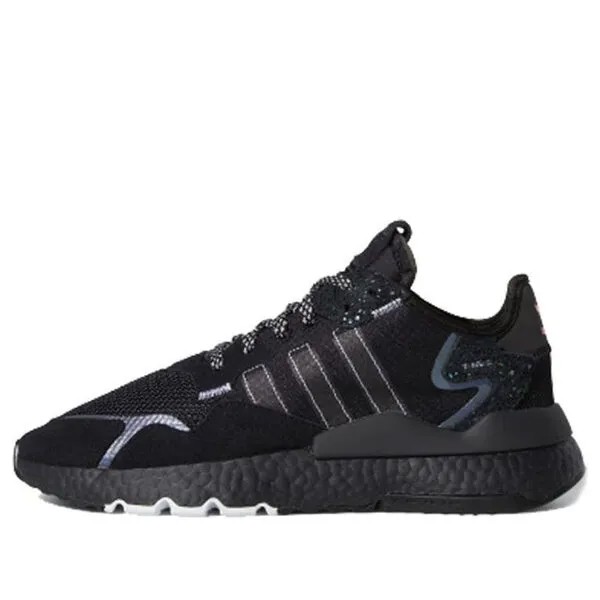 Кроссовки ночные джоггеры Adidas, черный