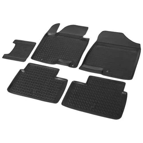 Комплект ковриков RIVAL 12801001 Kia Cee'd 5 шт. черный
