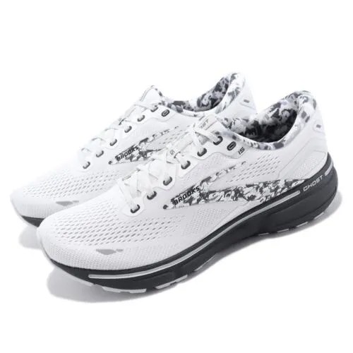 Мужская спортивная обувь Brooks Ghost 15 White Ebony Oyster Camo 1103931D-149