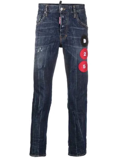 Dsquared2 джинсы с нашивкой-логотипом
