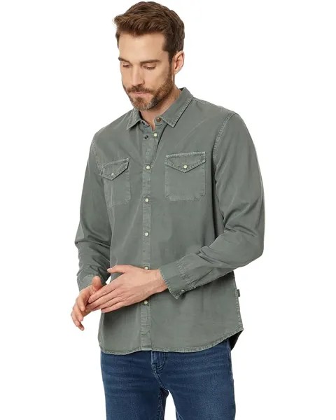 Рубашка John Varvatos Marshall Shirt, серый