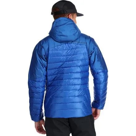 Пуховик Helium с капюшоном мужская Outdoor Research, цвет Classic Blue