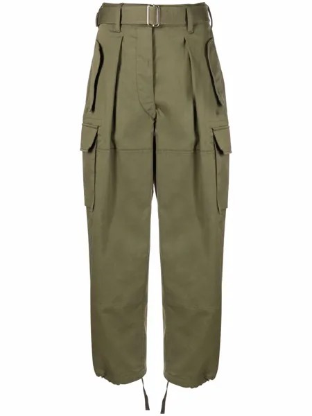 Alberta Ferretti high-waisted cargo trousers