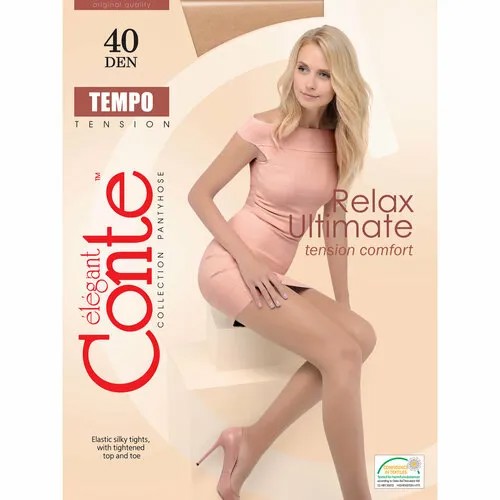 Колготки Conte elegant, 40 den, размер 3, бежевый