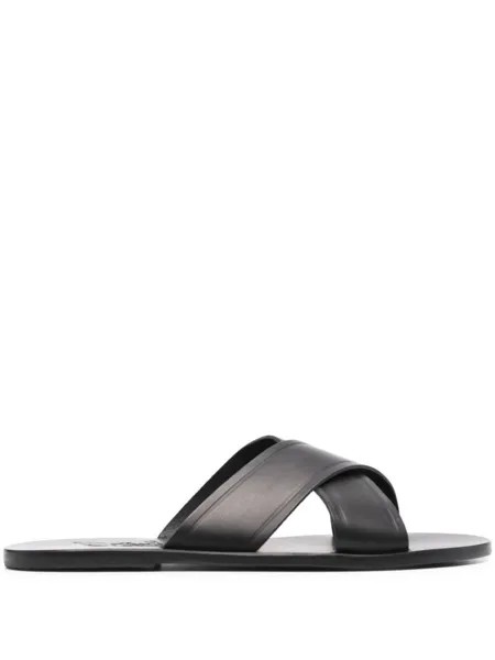 Ancient Greek Sandals шлепанцы Kritonas, черный